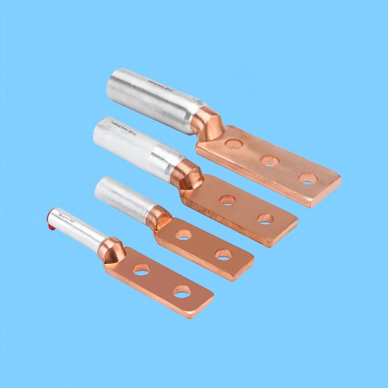DTLF-S Square Head Double Holes Bimetal Cable Lugs 4